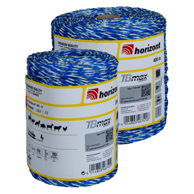 horizont Weidezaunlitze hotshock® W9-R | 9 Leiter Ø 0,30 mm