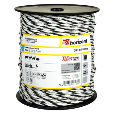 horizont Pasture fence rope turbomax® R6-PE | 6 mm