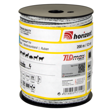 horizont Pasture fence tape turbomax® T12 | 200 m |12 mm