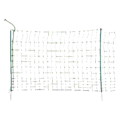 horizont poultry net | 105 cm high | 50 m long | single spike | electrifiable | green