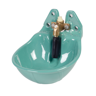 Suevia drinking bowl model 25R with pendulum valve | large enameled drinking bowl