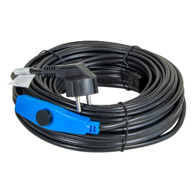 Frost protection heating cable with thermostat (230 V) | 18 m