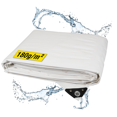horizont Abdeckplane | weiß | 5 x 5 m | 180 g / m²