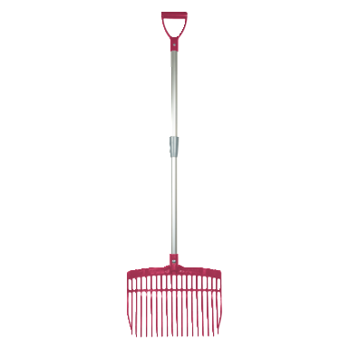 horizont swedish V-fork with telescopic handle | 75-115 cm | pink