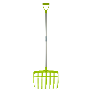 horizont swedish V-fork with telescopic handle | 75-115 cm | light green