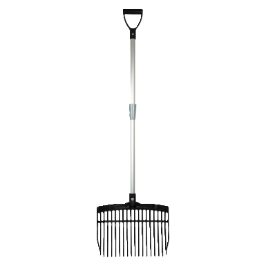  horizont swedish V-fork with telescopic handle | 75-115 cm | black