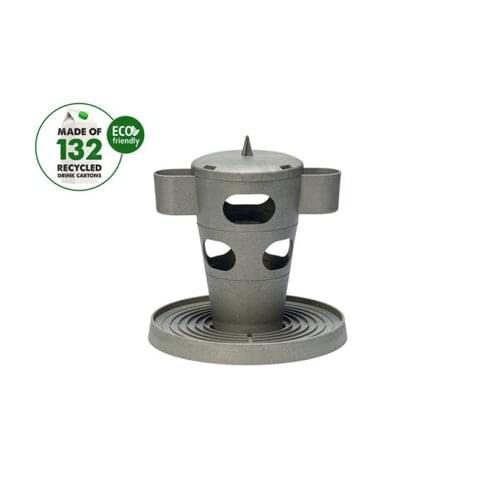 Hühner Spiel- und Snackturm | 100 % recycelter Kunststoff