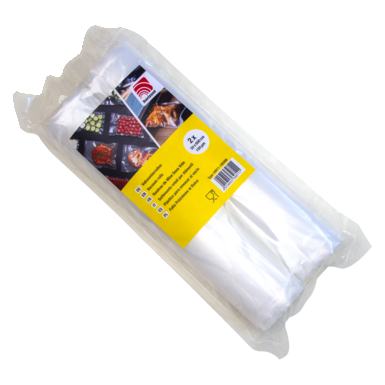Vakuumrollen 30x600cm, 100µm, BPA-freier Kunststoff, feine Rippen-Struktur - Ideal für Fleisch Fisch Obst und Gemüse