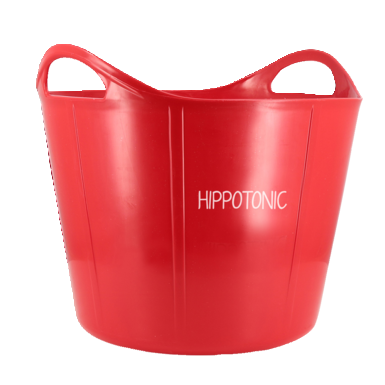 Hippotonic Flexi-Eimer | mit ergonomischen Tragegriffen | rot (28 L)