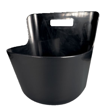 hoirzont universal feeding trough | with handle |black| (13 L)