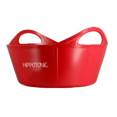 Hippotonic Flexi bucket | with ergonomic handles | red (15 litres)