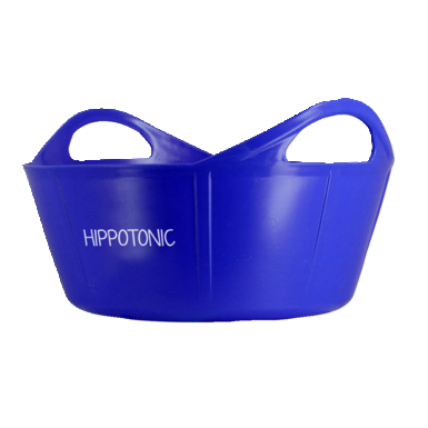 Hippotonic Flexi-Eimer | mit ergonomischen Tragegriffen | blau  (15 L)