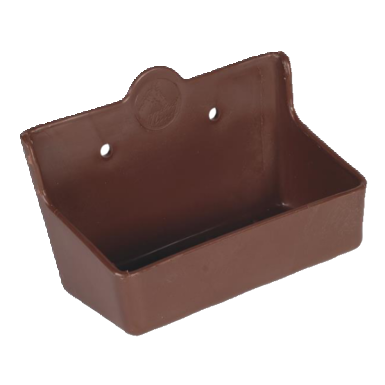 Plastic lick holder | brown | (2 kg)