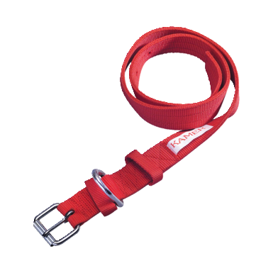KAMER nylon neck strap for cows (120 cm) | red