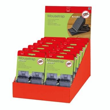 SWISSINNO mousetrap SUPERCAT 14 x 2 pieces | sales display