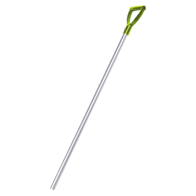 Aluminum handle for plastic swing fork (115 cm) | light green