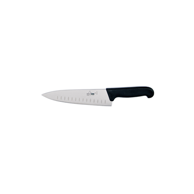 MaglioNero Küchenmesser | Edelstahl | geriffelte Kanten  (Klinge 21cm)