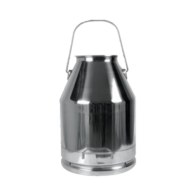 Stainless steel milking bucket (30 L) | height 49 cm