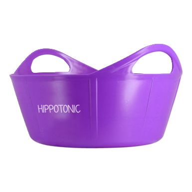 Hippotonic Flexi-Eimer | mit ergonomischen Tragegriffen | violett (15 L)