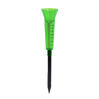 KAMER Regenmesser mit Pflock | grün 