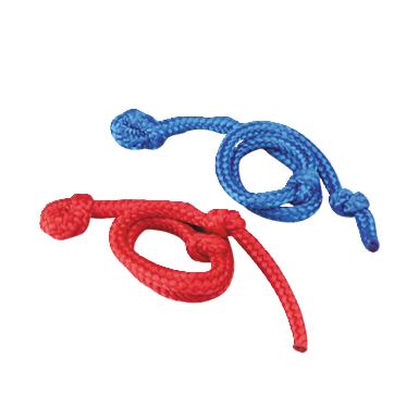 VINK birth rope nylon (105 cm) | 2 pieces | red and blue