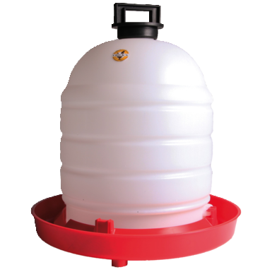 Plastic drinker for poultry (15 L) |with handle