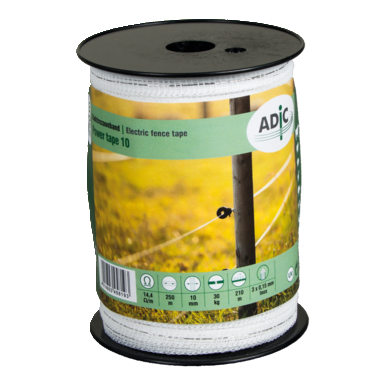 ADIC Weidezaunband Power tape 10 | 250 m | 10 mm
