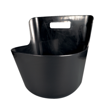 hoirzont universal feeding trough | with handle |black| (13 L)